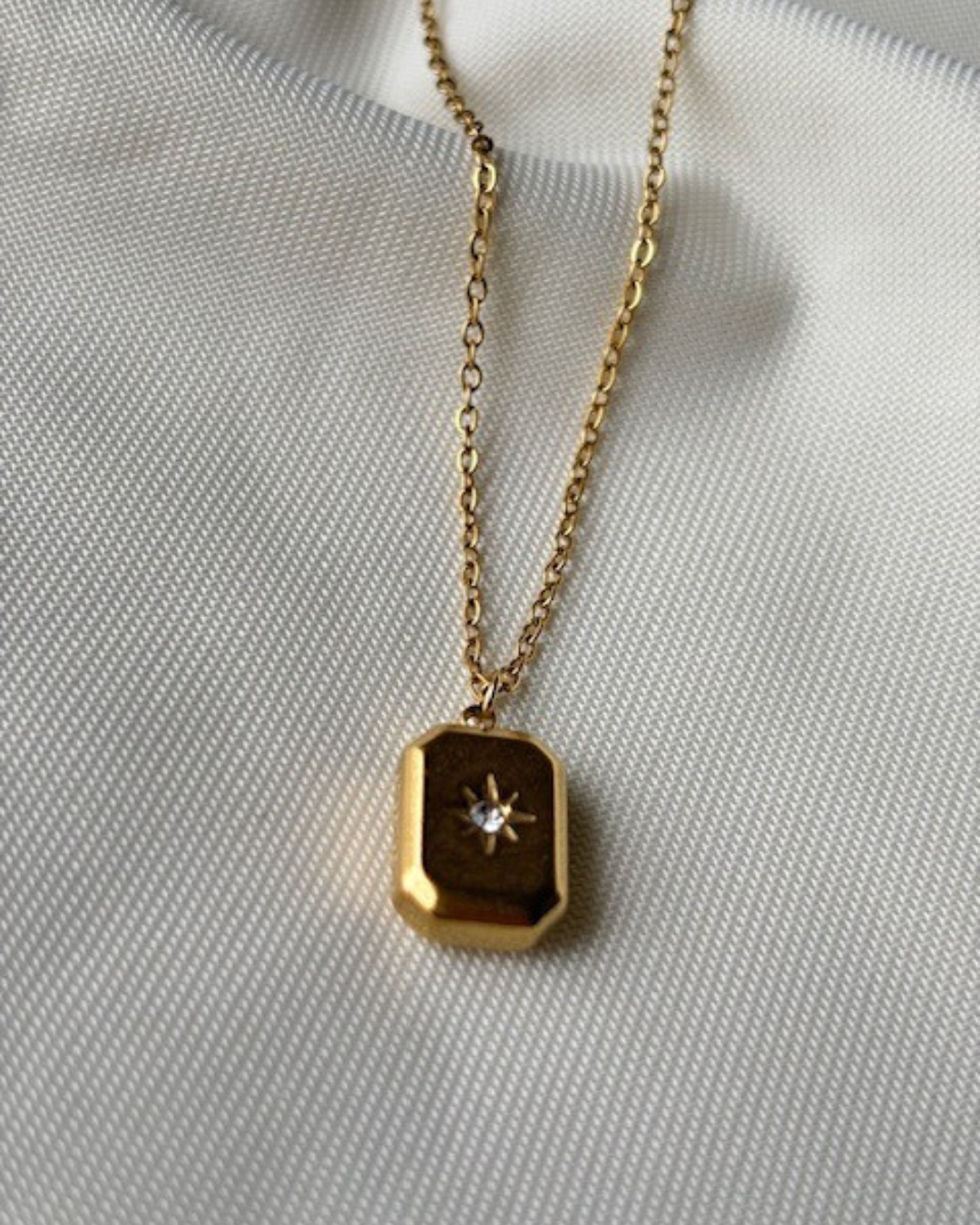 Solid Square Necklace