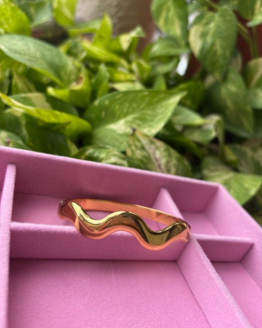 Wavey Anti Tarnish Bracelet