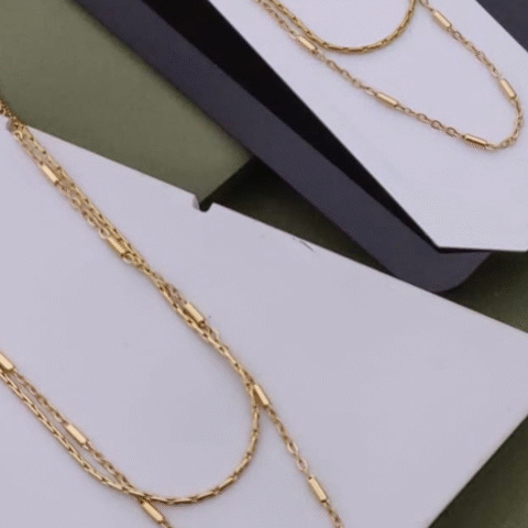 Double Layered Chain Necklace