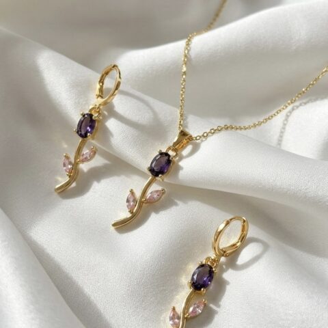 Purple and Pink Tulip Set