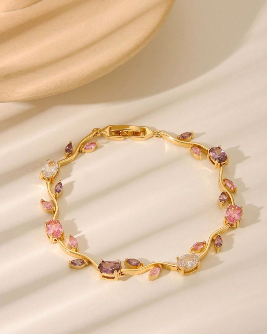 Viral Lavender Blush Tulip Bracelet
