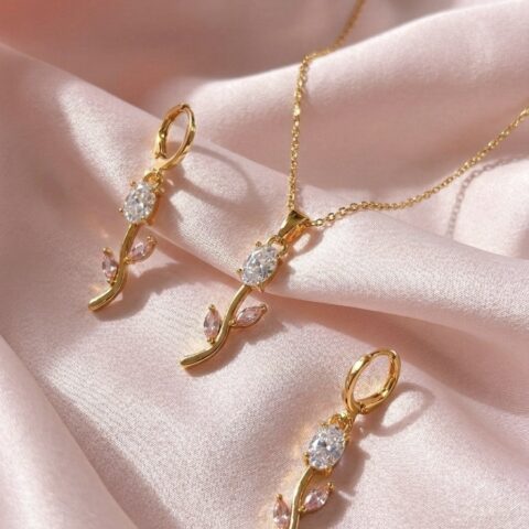 White and Pink Tulip Set
